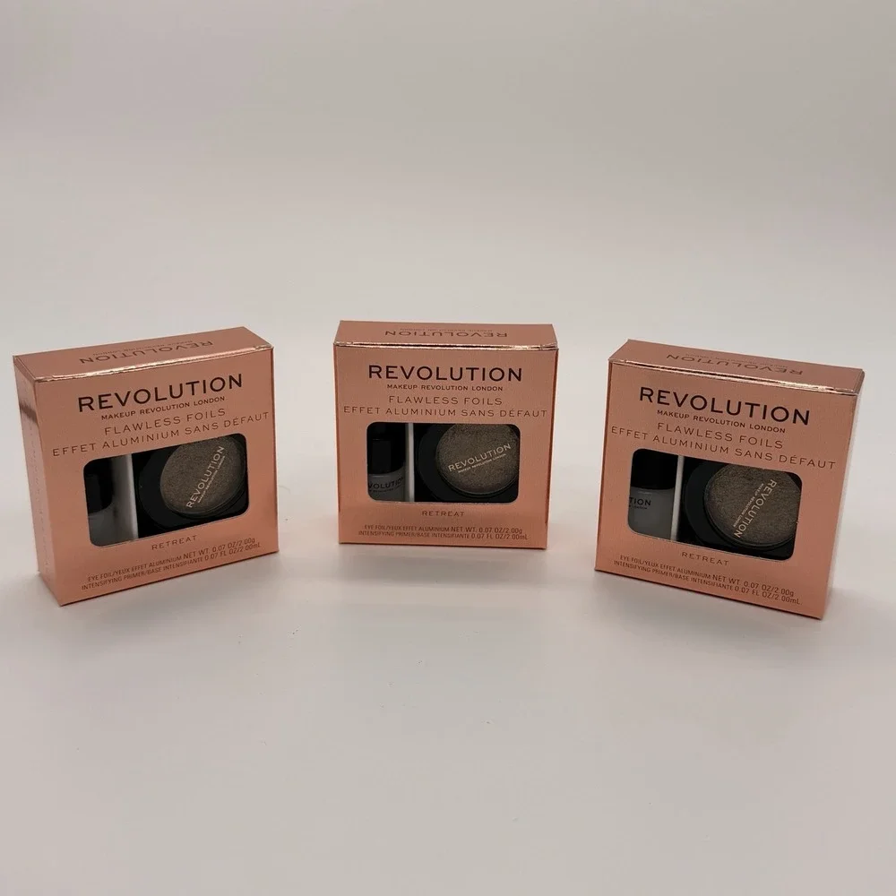 3 Revolution Makeup Flawless Foils Eye Shadow Retreat Unicorn| London Make Up